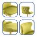 Swivel Velvet Barstools Adjusatble Seat Height Upholstered Chrome base