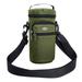 Camping Sling Bag Shoulder Bag Sundries Storage Bag Hiking Tote Bag Outdoor Sports Bag Water Bottle Pouch Water Bottle Cooler GREEN