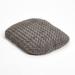 3 x 4 ft. Gray Lux Faux Fur Oval Pet Bed