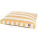 42 x 50 in. Vertical Stripe Rectangle Pet Bed - Yellow