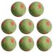 Wool Ball Toys - Safe for Cats and Small Dogs Balls - Felted Wool Cat Toy and Dog Toy - Perfect with Cat Cave - Silent - Mini Tennis Balls green