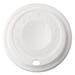 Cappuccino Dome Sipper Lid for 12 oz Cups White