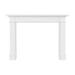 56 in. The Radford Fireplace MDF Mantel White