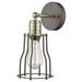 Lighting Ironclad Industrial-Style 1 Light Rubbed Bronze Wall Sconce - Oil Rubbed Bronze - 6 in.