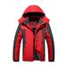 Winter Savings Clearance! Lindreshi Jackets for Women Casual Fall Clearance Women s Outdoor Sprint Coat with Plush and Thickened Windproof Cycling Warm Cotton Coat Hooded Coat