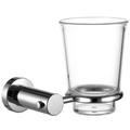 ECKOREAÂ® Polished Chrome Tumbler Holder ECK-310C Tumbler Included Durable Zinc Alloy Wall-Mounted Screw-in