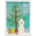 Merry Christmas Tree Bedlington Terrier Sandy Flag Canvas House Size