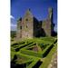 A Garden in Front of Tully Castle Near The Village of Blancey - County Fermanagh Northern Ireland Poster Print