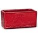 3 x 6 in. Stoneware Decorative Planter Red - Small