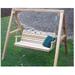 Cedar Country Hearts Porch Swing with Stand 6 ft.