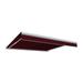 10 ft. Key West Full Cassette Manual Retractable Awning Burgundy - 96 in.