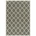 8 x 11 ft. Charcoal Geometric Stain Resistant Indoor & Outdoor Rectangle Area Rug - Charcoal - 8 x 11 ft.