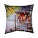 26 x 26 in. Outdoor Restaurant by A Nice Day-Double Sided Print Indoor Pillow