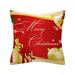 Yubnlvae Christmas Throw Pillow Covers Pillow Case Pillow Decor Case Christmas Sofa Cover Polyester Throw Cushion Home Glitter Pillow Case J Christmas Throw Pillows