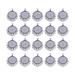 100PCS 25mm Time Gemstone Pendant Alloy Round Bottom Pendant lloy Round Pendant Trays Charms DIY Jewelry Making Accessories Ancient Silver