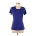 Under Armour Active T-Shirt: Blue Activewear - Women's Size Medium