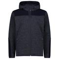 CMP - Jacket Fix Hood Buttoned Wooltech - Wolljacke Gr 50 blau
