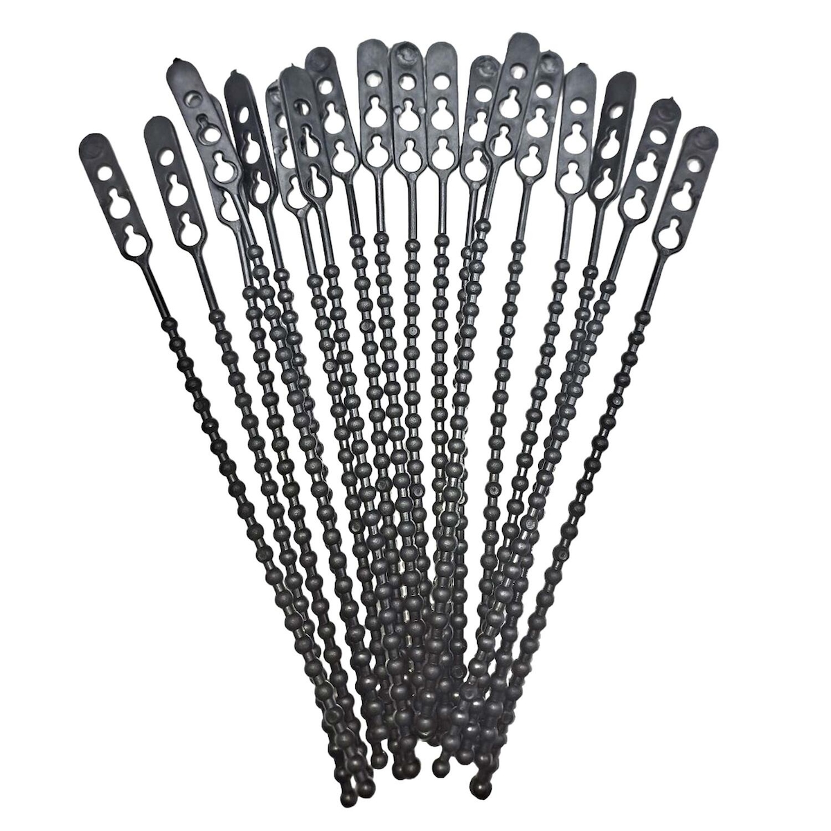 VEPATIM 500x Schnellbinder Blitzbinder Länge 140mm wiederverschließbar schwarz Image