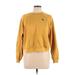 Bella + Canvas Sweatshirt: Yellow Tops - Women's Size Large