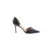 J.Crew Heels: Pumps Stiletto Cocktail Party Blue Solid Shoes - Women's Size 10 - Pointed Toe
