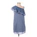 Heartloom Casual Dress: Blue Dresses - Women's Size Small