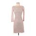 Diane von Furstenberg Cocktail Dress: Tan Dresses - Women's Size 0