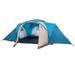 Decathlon Quechua Arpenaz Waterproof Family Camping Tent 3 Rooms Blue 6 Person 4006571