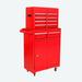 Farm on table 22.95" W 5 Drawer Bottom Rollaway Chest, Metal in Red | 47.25 H x 22.95 W x 11 D in | Wayfair ZXY719-W110265911