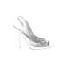 Jessica Simpson Heels: Silver Shoes - Women's Size 7 1/2
