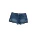 Jessica Simpson Denim Shorts: Blue Solid Bottoms - Women's Size 30 - Sandwash