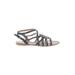 DV by Dolce Vita Sandals: Black Print Shoes - Women's Size 9 - Open Toe