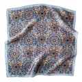 New 2024 Pashmina 100% Mulberry Silk Scarf Fashion Women Summer Beach Small Scarves Shawl Poncho