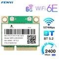 5374Mbps Wifi 6E For AX210 Mini PCIE Wifi Card For Bluetooth 5.2 802.11AX 2.4G/5G/6Ghz Wlan Network