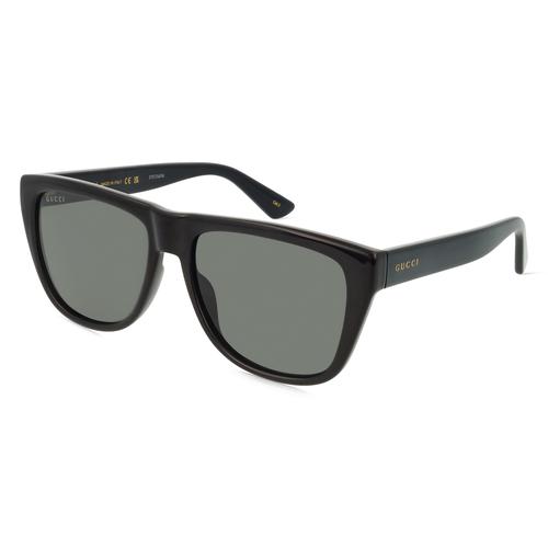 Gucci GG 1345 S Herren-Sonnenbrille Vollrand Eckig Kunststoff-Gestell, schwarz