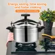 9L Aluminum Pressure Cooker Large Capacity Gas Cooker Pressure Cooker Stew Pot Universal Kitchen