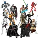 Space Wars baubare Figur Storm trooper Darth Vader Rey Kyle Ren Luke Skywalker Figur Spielzeug