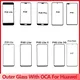 Außen glas oca für huawei p50 p10 p20 pro p30 p40 lite e 4g 5g Front Touch panel LCD-Display Glas
