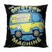 Scooby Doo The Mystery Machine Printed Throw Pillow - Black