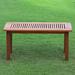 Hardwood Patio Furniture Outdoor Coffee Table in Teak Oil