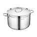 2 Piece 5.5 Liter Stainless Steel Casserole Dish with Lid