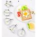 5 Pcs Fried Egg Non Stick Stainless Steel Pancake Ring