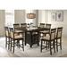 Coaster Furniture Gabriel Square Counter Height Dining Set Cappuccino
