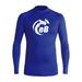 eBodyboarding Launch Out Logo Long Sleeve Rashguard-NV / WH