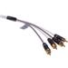 FUS-010-12619-00 12 ft. 4 Way Twisted Shielded RCA Cable