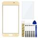 For Cricket Samsung Galaxy AMP Prime 3 SM-J337AZ Replacement Front Outer Glass Lens Screen Tool Gold