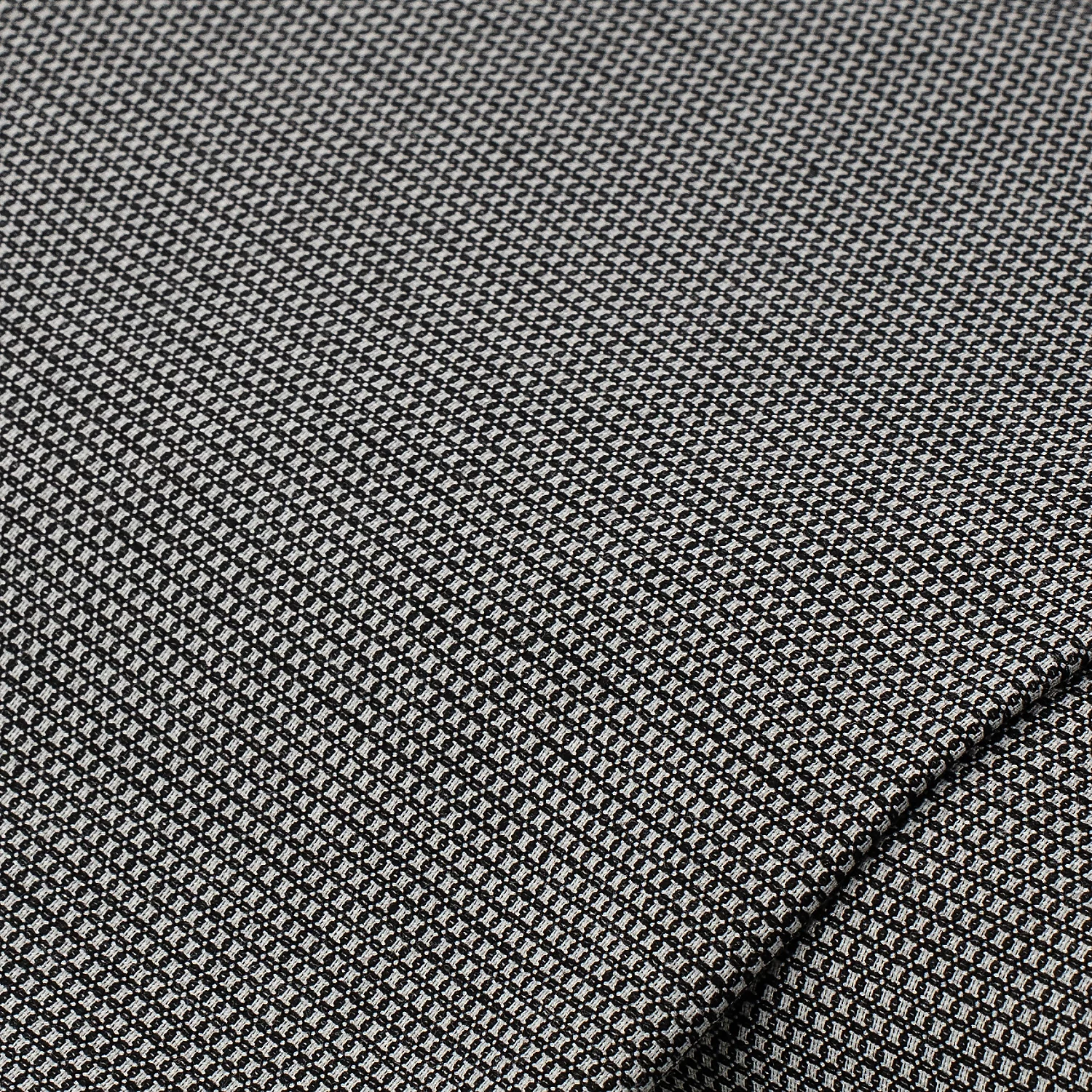 Webstoff Mini-Ecken, weiß/schwarz Image