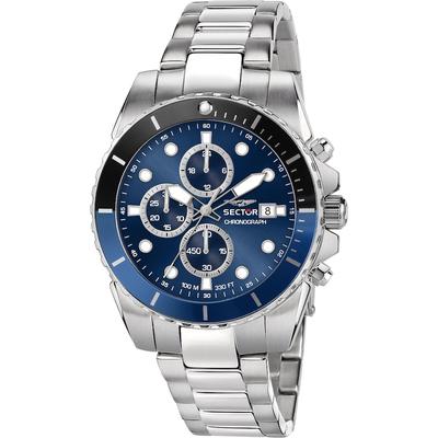 Sector Chronograph Edelstahl, Aluminium blau Herren Image