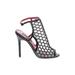 Charles Jourdan Heels: Black Shoes - Women's Size 5 1/2 - Peep Toe