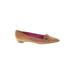 J.Crew Flats: Tan Print Shoes - Women's Size 8 - Pointed Toe