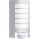 Steinel L 12 S 657918 Outdoor wall light (+ motion detector) Energy-saving bulb, LED (monochrome) E-27 60 W Silver